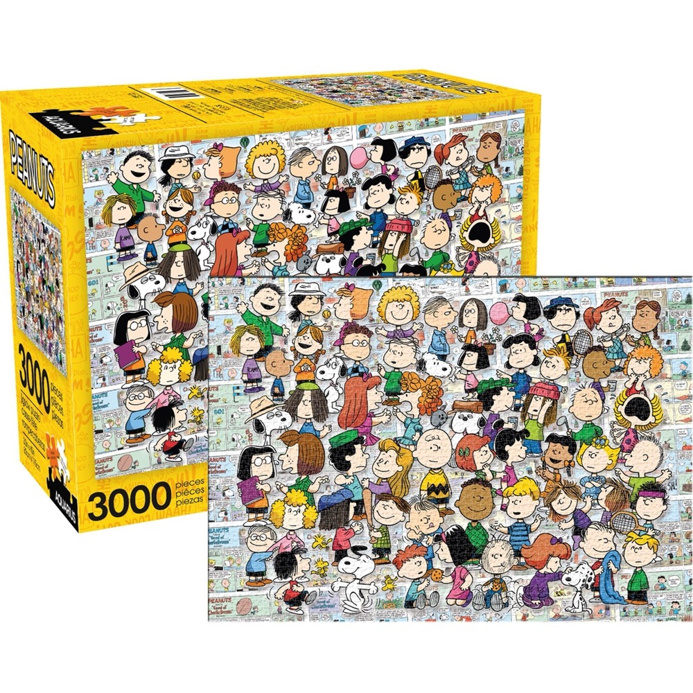 Aquarius PEANUTS SNOOPY Cast 3000 piece jigsaw puzzle NEW